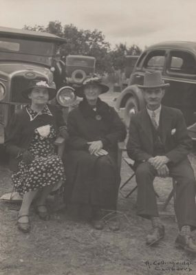 1928 Reunion - Beatrice Kilby, Lydia Brown and Benjamin Southwell
