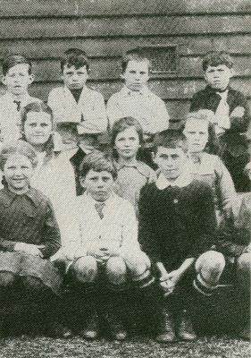 Beatrice Smith (front row on right) 1923 at Rous School
