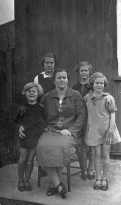 Bedatrix (Trixie) Brown and her daughters - from the left, Yvonne, Essie, Joan and Nancy
