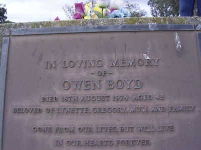 Owen BOYD
Keywords: BOYD