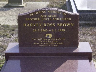 Harvey Ross BROWN
Keywords: BROWN