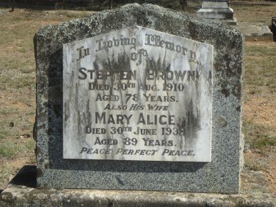 Brown, Stephen and Mary Alice
