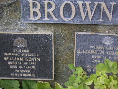 Brown, William Kevin and Elizabeth
