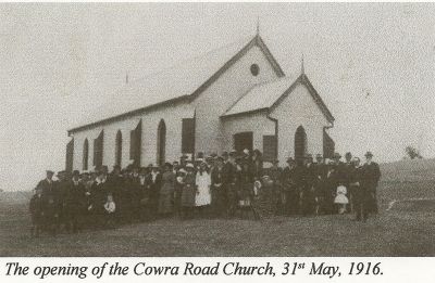 Cowra Road Methodist Church Opening - 1916
