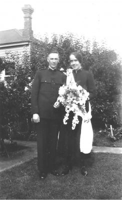 David John and Florence Southwell after their wedding 1934
