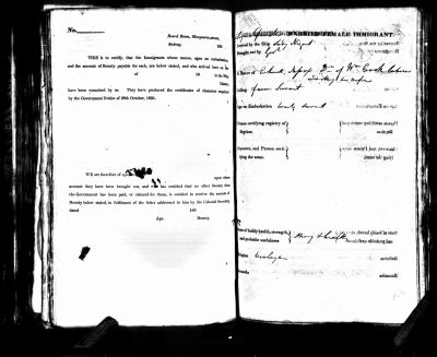 Lady Nugent Passenger List (Eliza Southwell)
Eliza Southwell New South Wales Australia Assisted Immigrant Passenger 81054461
