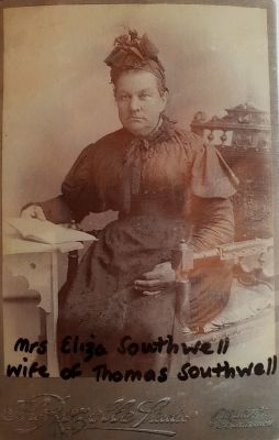 Eliza Southwell, wife of Tommy Two Sticks
