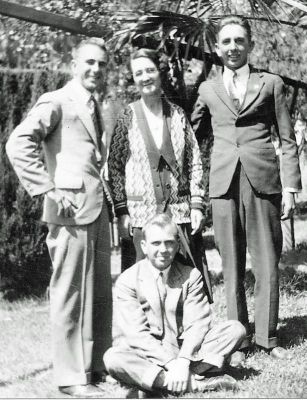 Elizabeth Barbara and William Shelton Southwell's family & Cliff, Doreen and Ron with Dolph seated c 1930s
