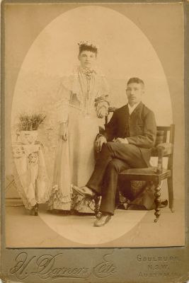 Friend Thomas & Hannah (nee Brown, wedding) 1893

