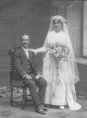 George Gifford and Leila Brown Wedding 23 Dec 1914
