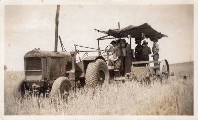 Harvest 1938 Roma Starr Driving
