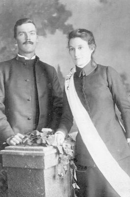 John & Lydia Southwell (nee Bain) - wedding day - 1900
