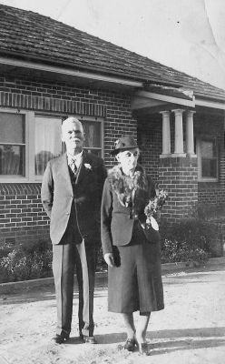 John and Lydia 1938 at Hazeldeen, Rye Park - 7 May 1938
