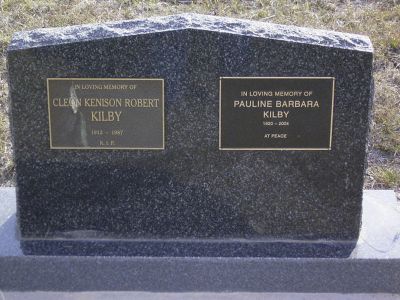 Kilby, Cleon Kenison Robert and Pauline Barbara
