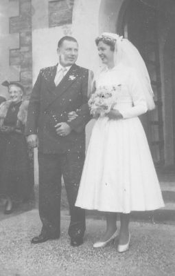 Malcolm and Shirley Evans (Southwell), 15 June 1957
