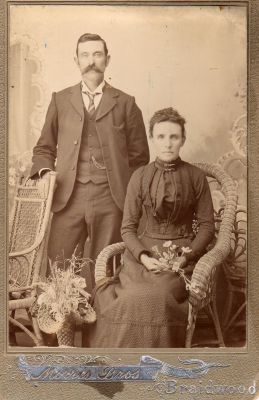 Mark and Elizabeth Southwell (Brooks) - 1885 wedding
