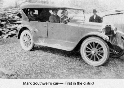 Mark Southwell - son of Thomas and Mary - with first car in Blayney district

