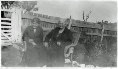 Mary Southwell and Ellen Bush (both nee Hazell)
