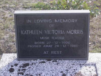 Morris, Kathleen Victoria
