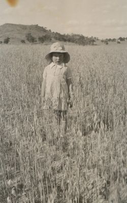 Necia Brown in Parkwood Paddock 1938
