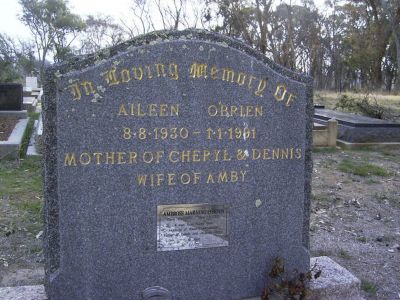 O Brien, Aileen (wife of Ambrose Marning O Brien)
