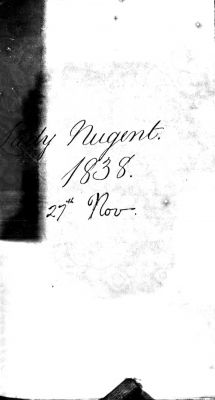 Lady Nugent Passenger List - Page 2 (large)
Page 2 - 27 November 1838 - large

