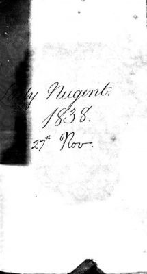 Lady Nugent Passenger List - Page 2 (small)
Page 2 - 27 November 1838 - small
