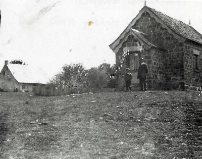 Parkwood Chapel 1910 with JK Kilby and possibly son Clyde
