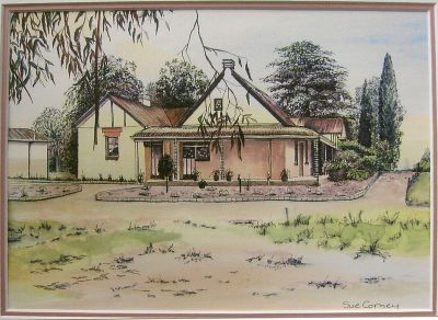 Parkwood home 2010 - painted by Sue Corney
