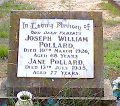 Pollard, Joseph William and Jane
