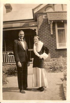 Ray and Edna (Beryl) Southwell at Henley, Galong
