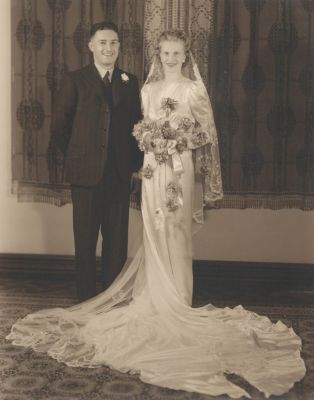 Ray M itchell & Gwen Firman Wedding 10 2 1940
