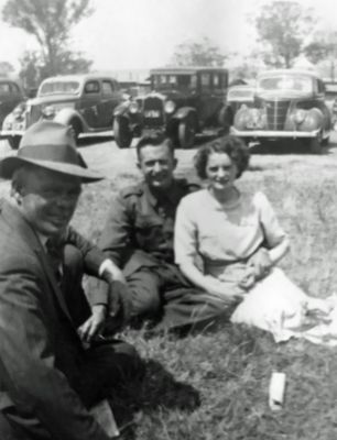 Robert Henry Butt, Leo Albion Butt and his wife Joyce Gwyneth Butt
