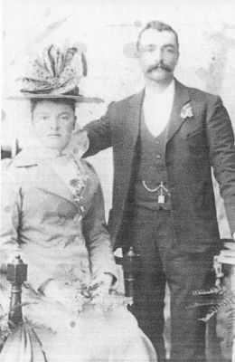 Sarah and Nicholas Barnes 19 July 1899 wedding 1
