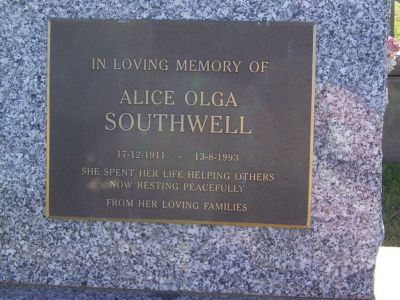 Southwell, Alice Olga
