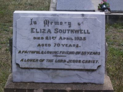 Southwell, Eliza
