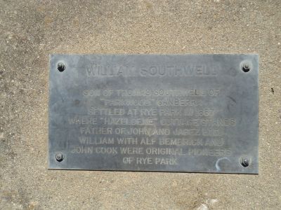 SOUTHWELL, William (plaque)
