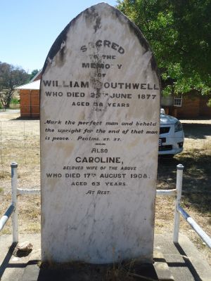 SOUTHWELL, William (son of Thomas and Eliza)
