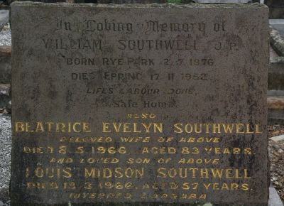 Southwell, William Maurice and Beatrice Evelyn (2)
