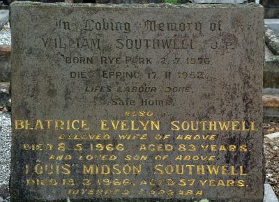 Southwell, William Maurice and Beatrice Evelyn (3)
