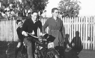 Spenser, Allan and Lydia (Harry's bike)
