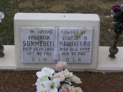 Summerell, Fredrick and HANNAFORD, Charles Henry
