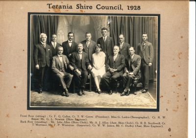 Terania Shire Council with names
