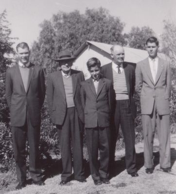The Starr Men 1958 - John, Samuel (father of Wilbur), Richard, Wilbur and Keith
