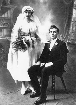 Verney Horace Bernhard and Myrtle May (nee Mayo) Southwell, 20 June 1920

