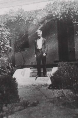 Walter Dunn at his Langdene home 1927
