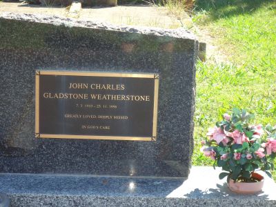 Weatherstone, John Charles (Gladstone)
