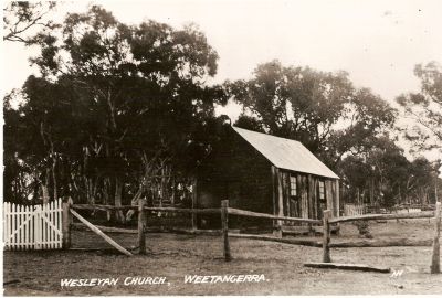 Weetangerra Wesleyan Church 1873 - 1955
