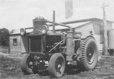 Wilbur Starr's W-30 gas powered tractor - 1943
